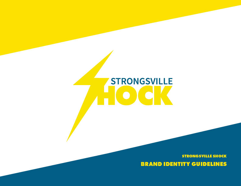 Strongsville Shock Brand Guidelines cover